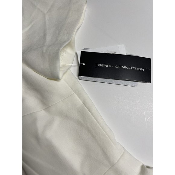 Women's French Connection Awiti Whisper Ruth Sheath Dress White Size 2 - Picture 8 of 11